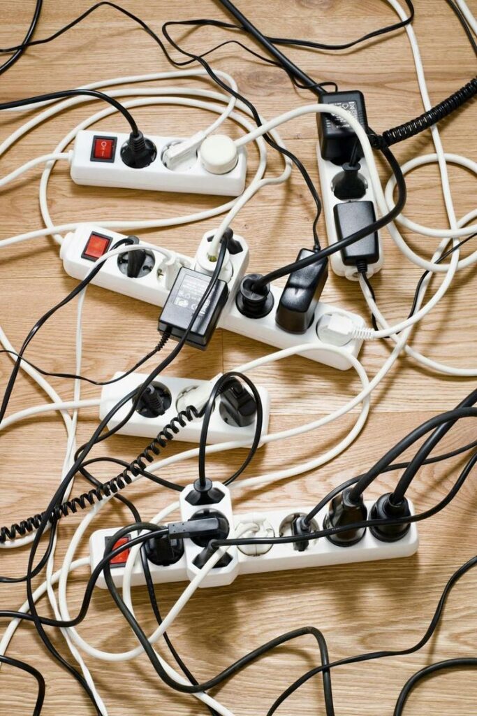 Electrodomésticos y las regletas